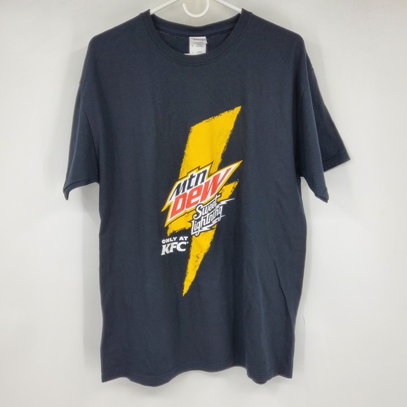 Jerzees Other - Vintage Mountain Dew Sweet Lightning Only at KFC Promo Graphic T Shirt Large